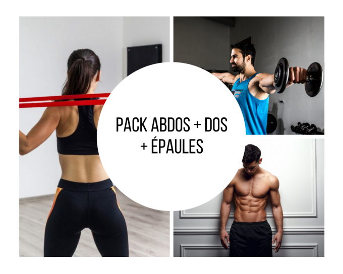 Pack abdos en béton & dos & épaules